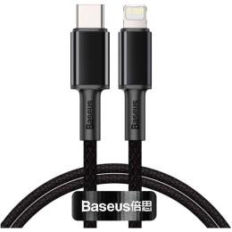 Кабель Baseus High Density Braided USB-C to Lightning 1m Black (CATLGD-01)