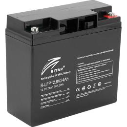 Аккумулятор Ritar LiFePO4 12V (12.8V/24Ah/307.2Wh) (R-LFP 12.8V 24Ah)