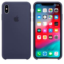 Чохол Silicone Case для Apple iPhone XS (Midnight Blue) ААА