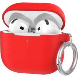 Чохол AhaStyle Colorful Silicone Case для AirPods 4 Red