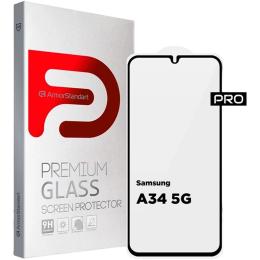 Захисне скло ArmorStandart Pro для Samsung A34 5G (A346) Black (ARM66207)