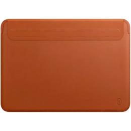 Чехол-карман WiWU Skin Pro II Leather Sleeve для MacBook Air 15` (2023-2025) Brown