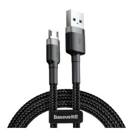 Кабель Baseus Cafule Micro USB 1m (CAMKLF-BG1) Gray/Black