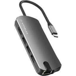 USB-хаб Monblan USB-C 8in1 Multiport P1 Series Grey