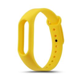 Силіконовий ремінець для Xiaomi Mi Band 3/4 (Yellow)