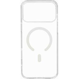 Чехол Mango Premium Acrylic with Magnetic Ring with Button для Apple iPhone 16 Pro Clear