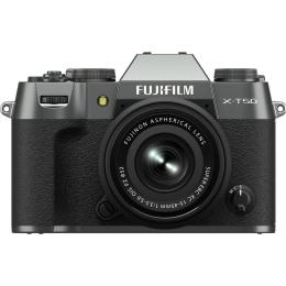 Беззеркальный фотоаппарат Fujifilm X-T50 Kit XC 15-45mm f/3.5-5.6 OIS PZ Charcoal Silver (16828923)