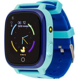 Дитячий водонепроникний смарт-годинник AmiGo GO005 4G WIFI Thermometer Blue