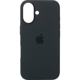 Чехол Silicone Case with MagSafe для Apple iPhone 16 Plus Black AAA