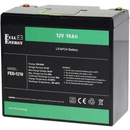Аккумулятор Full Energy LiFePO4 12V (12V/18Ah/230.4Wh) (FEG-1218)