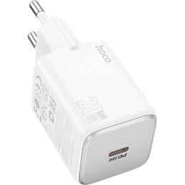 Мережевий зарядний пристрій Hoco N40 Mighty 20W USB-C White (616973)
