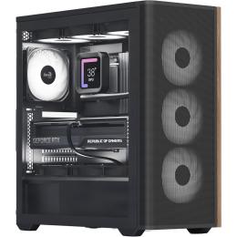 Корпус AeroCool D501A-G-BK-v2 Black (ACCM-DS01043.11)