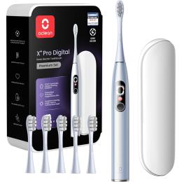 Електрична зубна щітка Oclean X Plus Pro Digital Silver