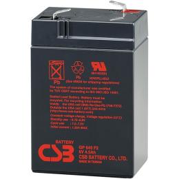 Аккумулятор CSB AGM 6V (6V/4.5Ah/27Wh) (GP645)