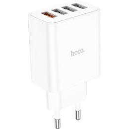 Сетевое зарядное устройство Hoco C102A Fuerza QC3.0 White (777713)