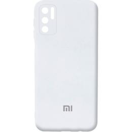 Чохол Silicone Cover Full Camera для Xiaomi Redmi Note 10 5G / Poco M3 Pro (White) HC