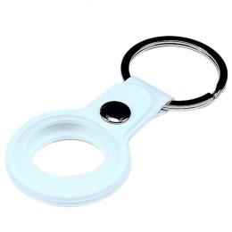 Чохол для Apple AirTag - Silicone Key Ring (White) HC