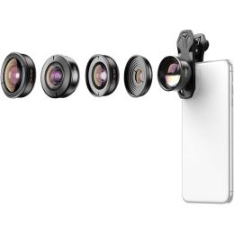 Набір об'єктивів для телефону Apexel 5 in 1 Phone Lens Kit (APL-HB5)