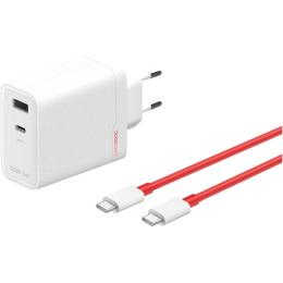 Сетейвое зарядное устройство OnePlus SUPERVOOC 120W Dual Ports GaN Power Adapter Kit (OSABBCBBAE) EU