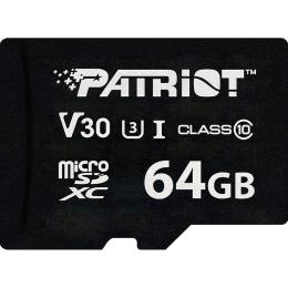 Карта памяти Patriot VX microSDXC 64 GB Class 10 UHS-I U3 (PSF64GVX31MCX)