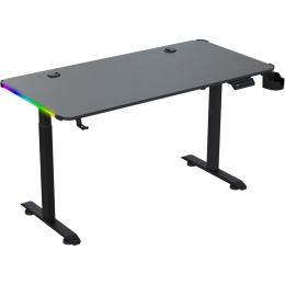 Компьютерный игровой стол GT Racer T-1231 (120x60x73-117) Black