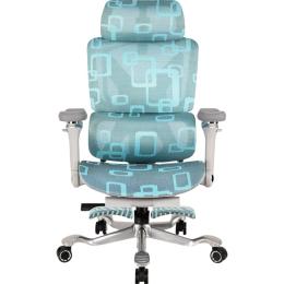 Геймерское кресло GT Racer X-900 Gray/Violet/Blue