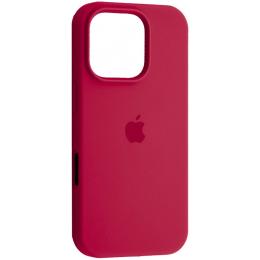 Чохол Silicone Case для Apple iPhone 16 Pro Rose Red AA