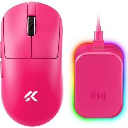 Мышь MCHOSE A7 V2 Pro + Wireless Rose Red (MC-A7V2-9)