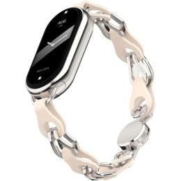 Ремінець ArmorStandart Chain Wristband для Xiaomi Smart Band 8 / 9 / 10 Beige (ARM69923)
