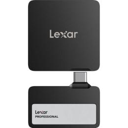 Зовнішній SSD накопичувач Lexar SL400 with Hub 1TB Black (LSL400S001T-RNBNG)