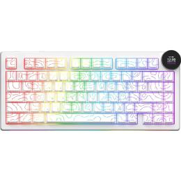 Клавиатура Ajazz AK820 V2 White Peach Switch White (AK820-V2-WP-S-W)