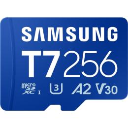 Карта памяти Samsung microSDXC T7 256GB Class 10 UHS-I U3 V30 A2 (MB-MB256T/WW)
