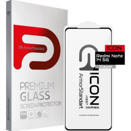 Захисне скло ArmorStandart Full Icon Glass для Redmi Note 14 5G Black (ARM83174)