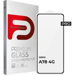 Захисне скло ArmorStandart Glass Pro для Oppo A78 4G Black (ARM69577)