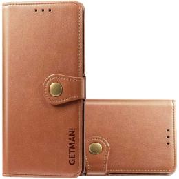 Чохол-книжка GETMAN Gallant Cover Case для Xiaomi Poco X5 Pro 5G/Redmi Note 12 Pro 5G Brown