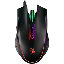 Миша Bloody Q81 Neon X'Glide Curve Black