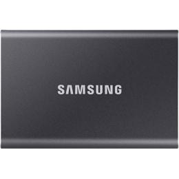 Зовнішній SSD накопичувач Samsung T7 1 TB Titan Gray (MU-PC1T0T/WW)