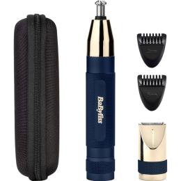 Триммер для носа и ушей BaByliss E112E Gold/Blue