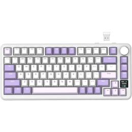 Клавиатура Attack Shark X85 Pro RGB Linear Blueberry Switches Wireless Lavender (AS-6972792471105-L)