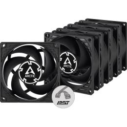 Комплект корпусных вентиляторов Arctic P8 PWM PST 5-Pack Black (ACFAN00154A)