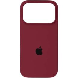 Чехол Silicone Case для Apple iPhone 17 Pro Max Maroon AA