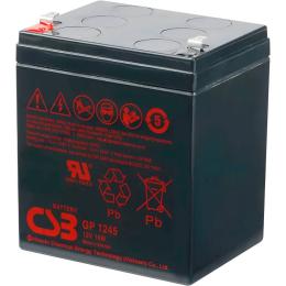 Акумулятор CSB AGM 12V (12V/4.5Ah/54Wh) (GP1245)