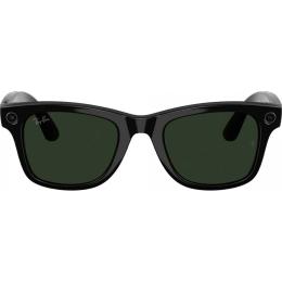 Смарт-окуляри Ray-Ban Meta Wayfarer Gen 2 Standard Shiny Black/Clear to Graphite Green Transitions (RW4012 601/1M 50-22)