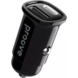 Автомобільний зарядний пристрій Proove Flash USB-C to USB-А 30W Black (CCFL30111201)