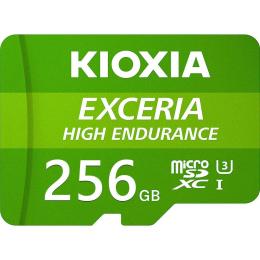 Карта памяти Kioxia microSDXC Exceria High Endurance 256GB Class 10 UHS-I U3 V30 (LMHE1G256GG2)