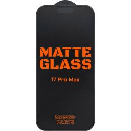 Защитное стекло Mango Matte Full Cover Glass для Apple iPhone 17 Pro Max Black