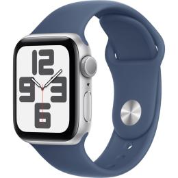 Смарт-часы Apple Watch SE 2 GPS 40mm Silver Aluminium Case with Denim Sport Band S/M 2024 (MXEC3)