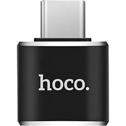 Перехідник Hoco UA5 Type-C to USB Black (64121)