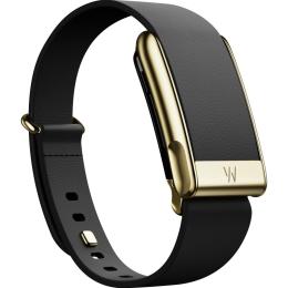 Фитнес-браслет Whoop MG LeatherLuxe Tapered Black with Gold L/XL + подписка Life на 12 месяцев