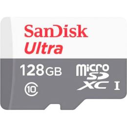 Карта пам'яті SanDisk microSDXC 128GB UHS-I Ultra A1 R-100MB/s (SDSQUNR-128G-GN6MN)